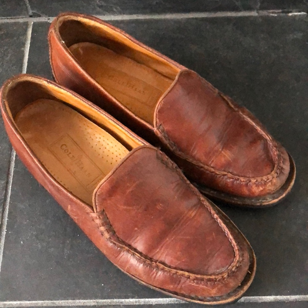 Cole Haan Leather slip on loafer